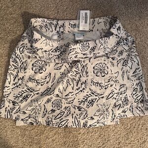 RipSkirt Black and White Patterned Skirt